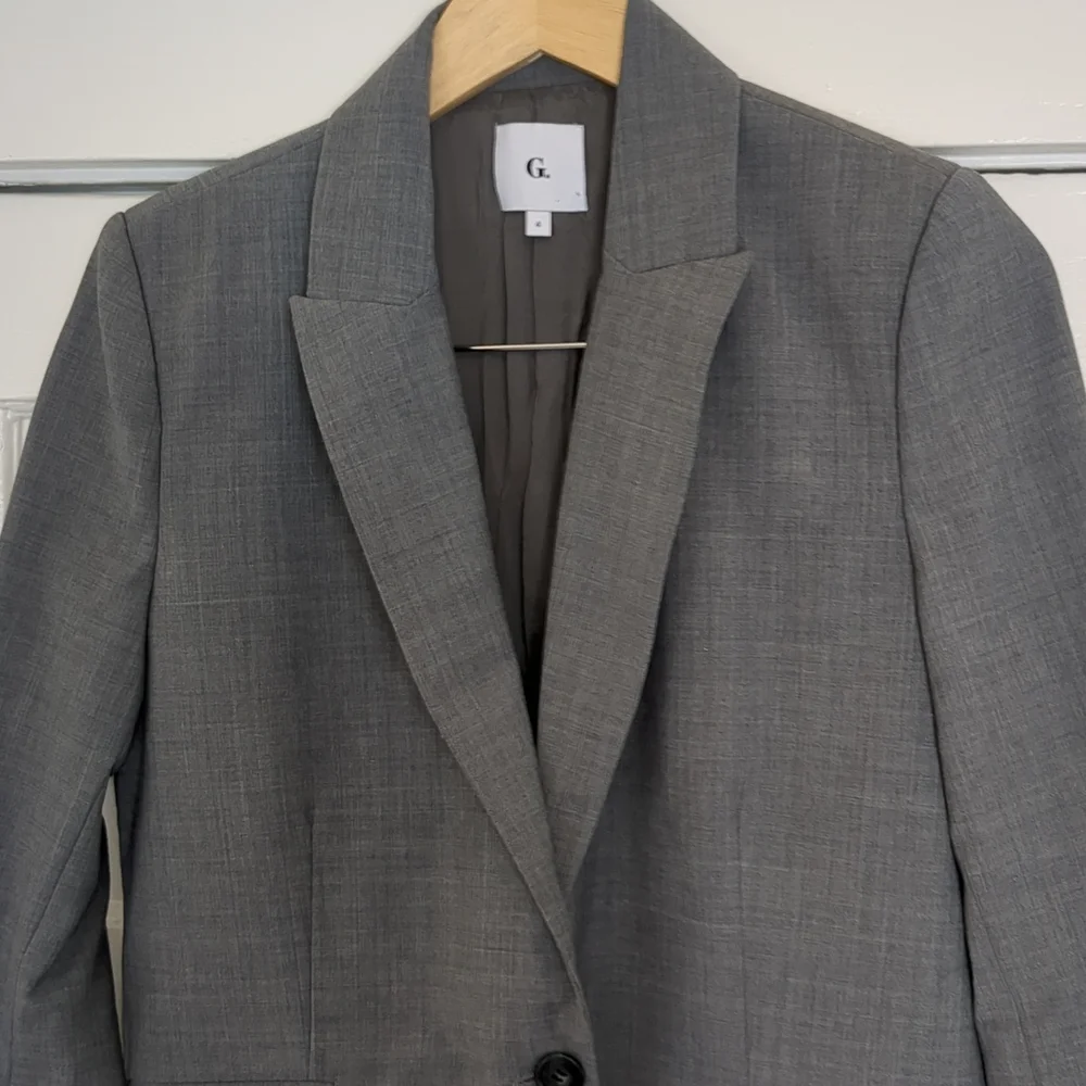 Gray Women's Blazer - Picture 2 of 16